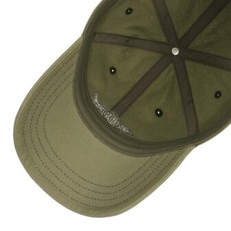 stetson baseball cap fishing cotton olive green