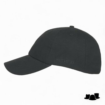 hatland baseball cap arno cotton black