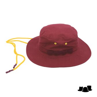 kangol utility cords jungle hat bucket cotton cranberry