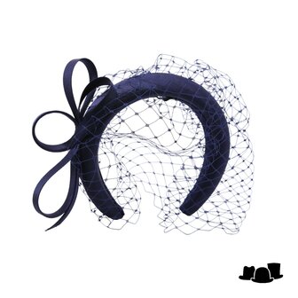 maddox haarband loops satin and voile navy