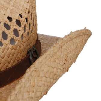 stetson western hoed rifterson raffia naturel