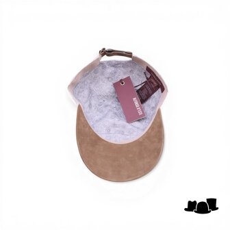 alfonso deste baseball linnenmix zand cognac