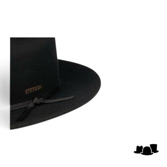 stetson western opern road wool and cashmere black