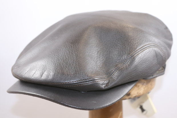 Wigens Classic Flat cap Elk Leather Brown