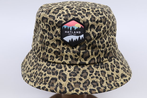Hatland Yolo Bucket Hat Leopard | Dijck - Hoedenonline.nl