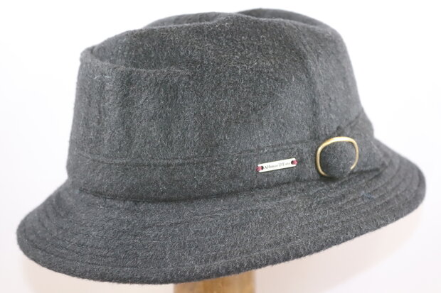Alfonso D Este Globetrotter Wool Cashmere ANTRACIET