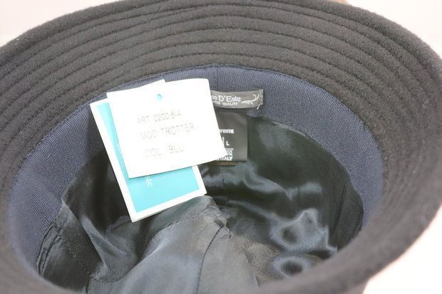 Alfonso D Este Globetrotter Wool Cashmere NAVY