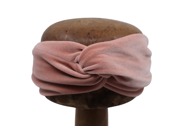 jos van dijck hoofdband velvet cotton candy pink