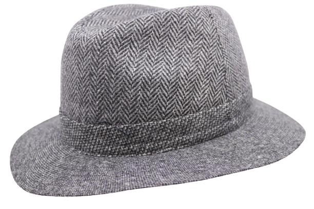 Jos van Dijck Fedora Tricolor Grijs