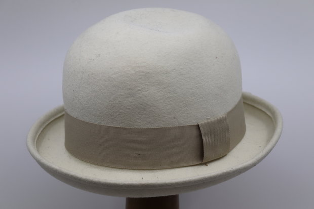 brixton women pack bowler hat ivory