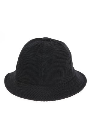 brixton essex bucket hat cord black