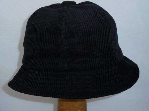 brixton essex bucket hat cord black
