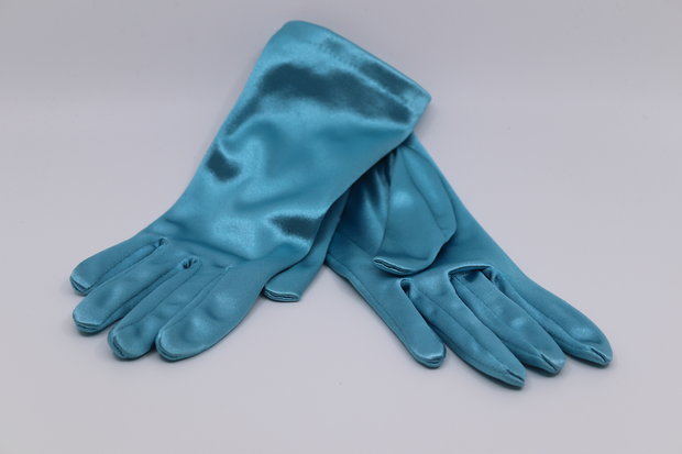 gala handschoenen jessica satijn turquoise