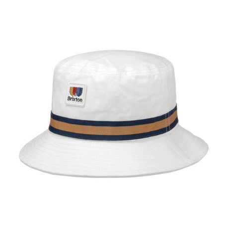 brixton alton bucket hat off white