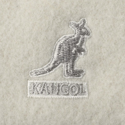 kangol flatcap 504 wool white