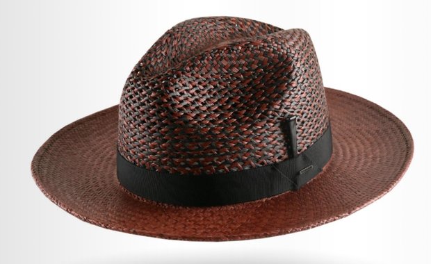 bailey fedora stallworth panama deep red and black