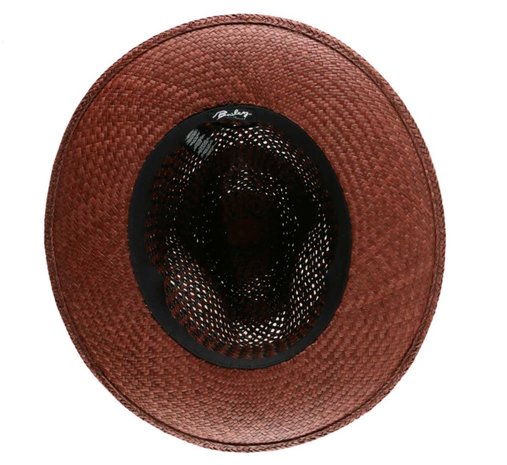 bailey fedora stallworth panama deep red and black