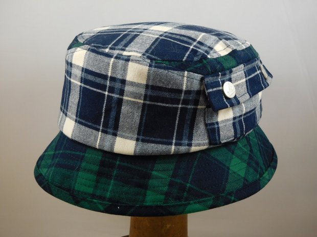 Bucket hat plaid on sale