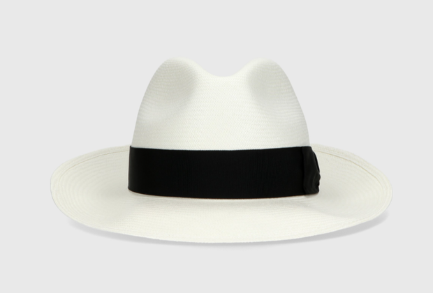 Borsalino Amadeo Fine Panama Hoed White and Wide Brim | Jos van Dijck - Hoedenonline.nl