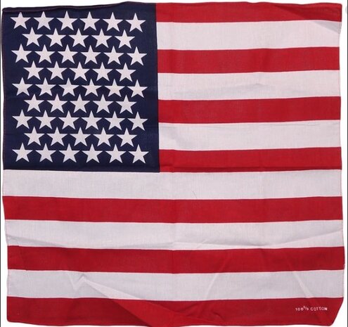 onkar bandana boeren zakdoek american flag