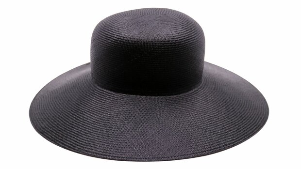 weba hats ronde bol brede rand 9723 parasisal zwart