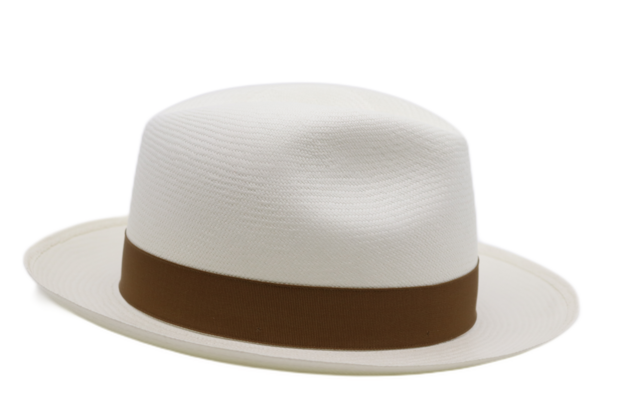 borsalino fedora fino panama white caramel