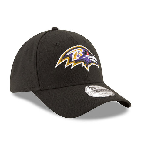 new era 9forty baseball cap league baltimore ravens black 