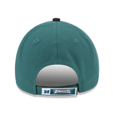 new era 9forty baseball cap nfl philadelphia eagles black sea green