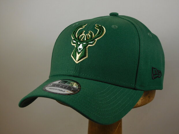 new era baseball cap milwaukee bucks groen