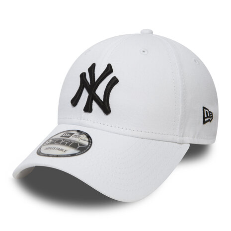 new era baseball cap 9forty new york yankees white black