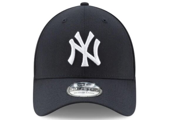 new era baseball cap 39thirty new york yankees navy wit