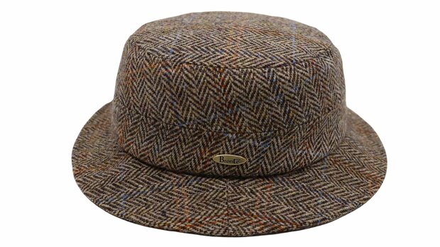 bronte bucket hat robin tweed brown