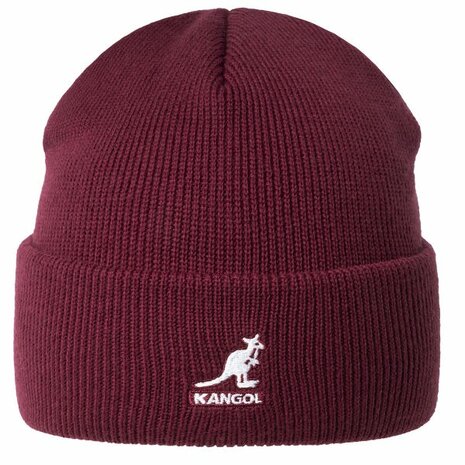 kangol beanie pull on acrylic red velvet