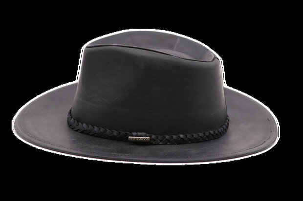 stetson outdoor hat buffalo leather black