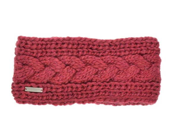 seeberger haarband knitted acrylmix berry red
