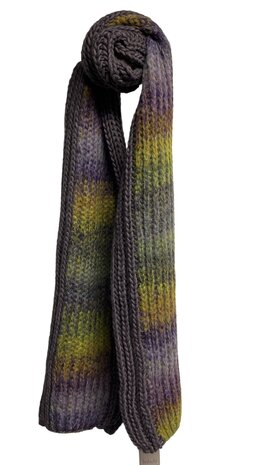 bedacht sjaal fiona acryl purple green