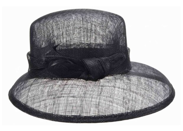 seeberger occasion hat knot sinamay black