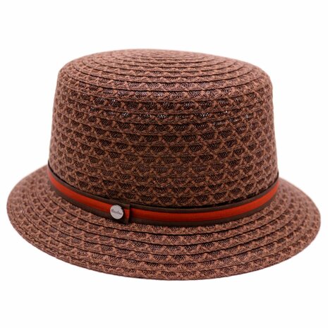 borsalino bucket hat vivian bandstro hemp brown
