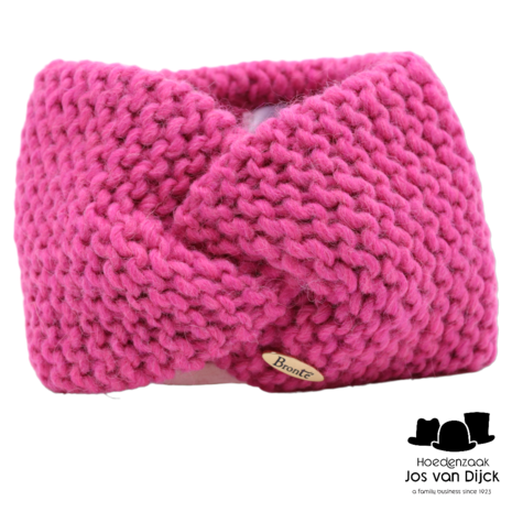 bronte haarband camille knitted wolmix dusty pink