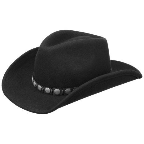  stetson western hat woolfelt hackberry black