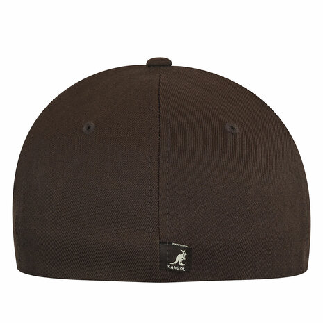 kangol baseball cap flexfit wool brown
