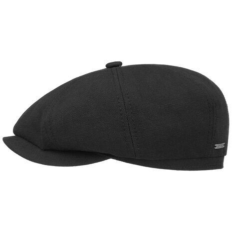 stetson hatteras newsboy cap superior cotton black
