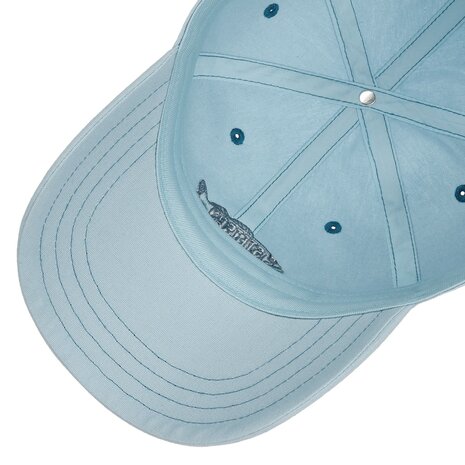 stetson baseball cap fishing cotton light blue