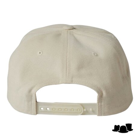 brixton neighbour mp snapback cap off white sol wash