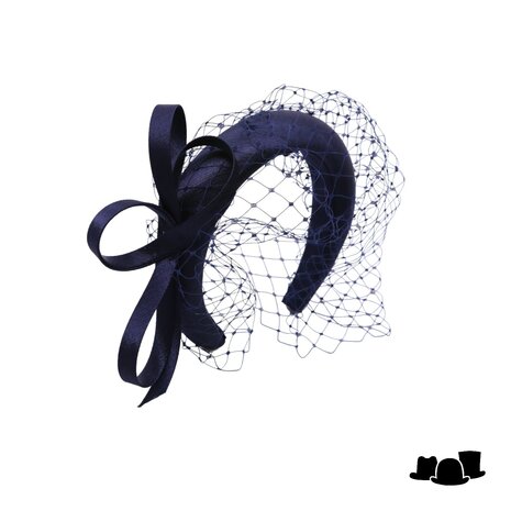 maddox haarband loops satin and voile navy