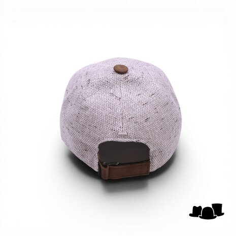 alfonso deste baseball linnenmix zand cognac