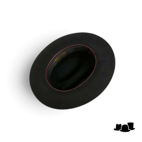 stetson western opern road wool and cashmere black
