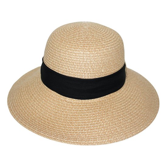 House of Ord Blanchett Cloche Naturel Fibre Natural Black