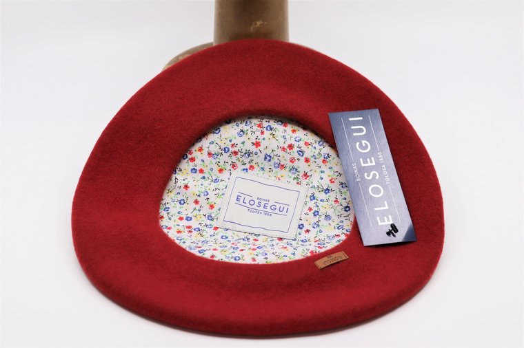 elosegui alpino baret merino wolvilt mattone burgundy