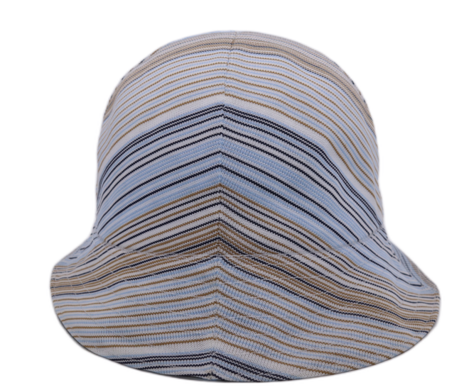 kangol bucket hat mix master polyester blue gold